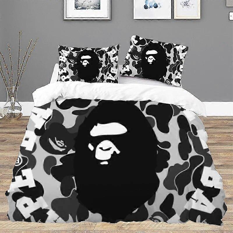 f948 Lakan B-BapeS Täcke Sängkläder Set Sängkläder Twin Size Sängkläder Påslakan Set Dubbellakan Linne Queen Hem Textil Trädgård Lakan 
