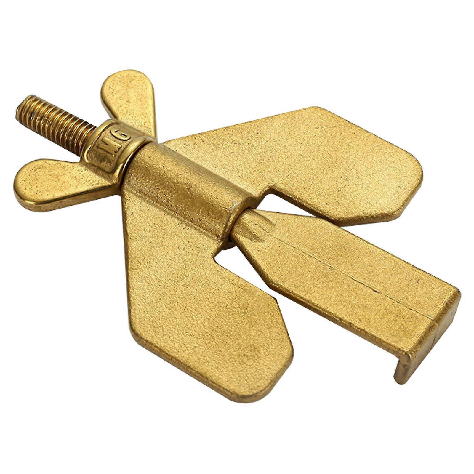 Bärbart dörrlås rostfritt stål självförsvarsverktygsspärr med enkel installation för resor / ensam, svart / guld