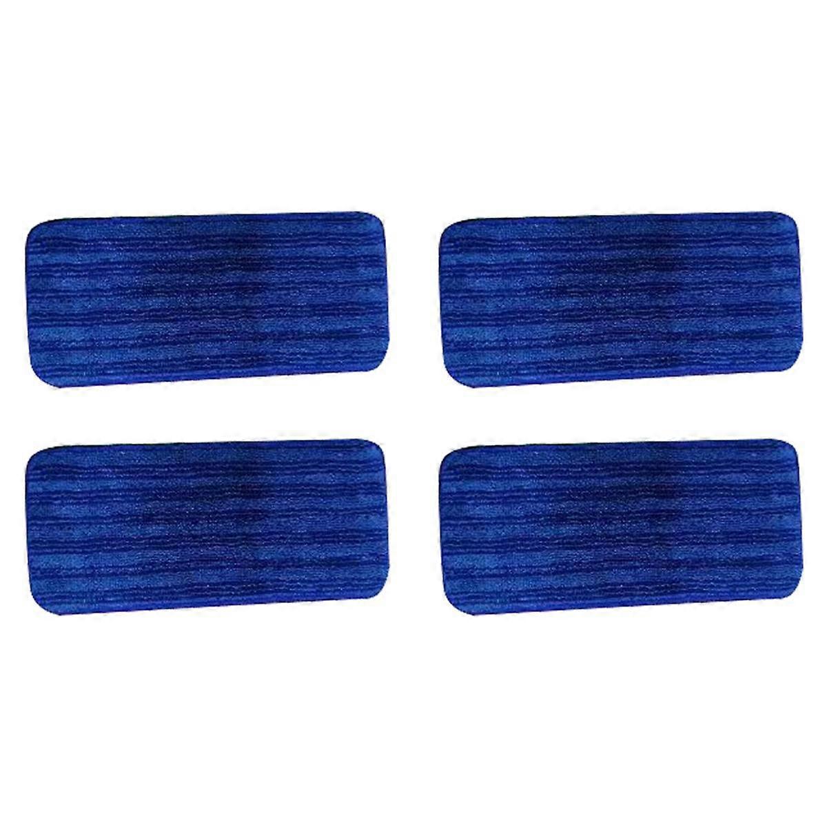 4PCS Reusable Mop Pads for Wet Jet Mop Refills Pads Replacement Mop Pads for Wood&Multi- Floor Cleaning-B