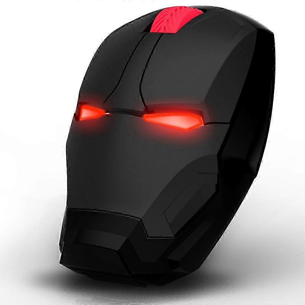 2.4G Ergonomic Wireless Optical Mouse Mobile Cool Iron Man Computer Gaming Mice