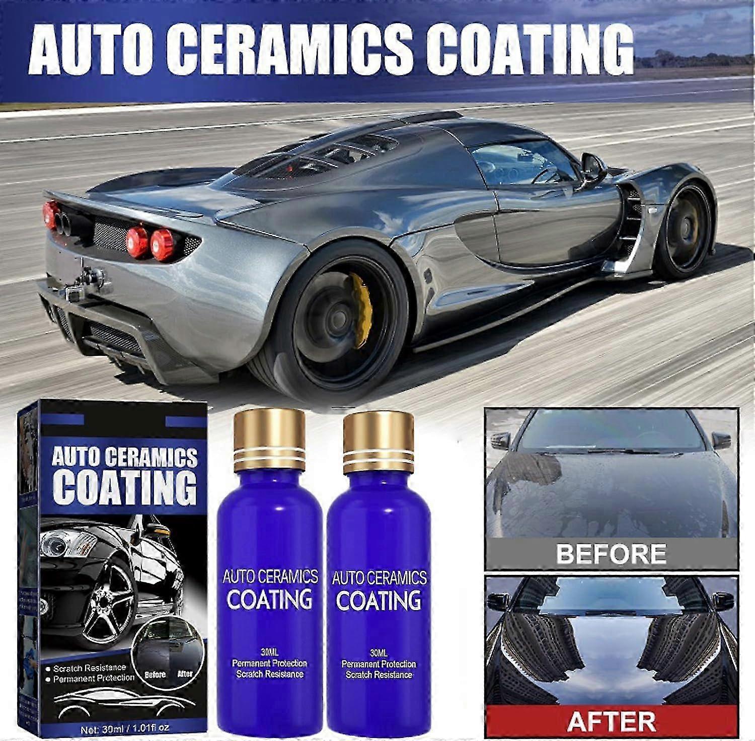 Micro-Molecule Crystal Coating Restoration Care Agent,for Cars,3 in 1 Cleaning Decontamination & Waterproof Dustproof & Scratch Repair