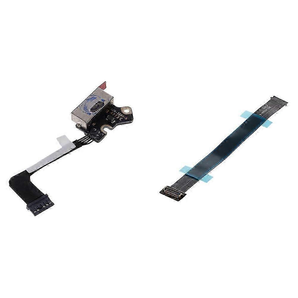 2 Pcs Computer Accessories:1 Pcs Charging Port Power Supply Dc Jack & 1 Pcs A1502 Trackpad Flex Cab