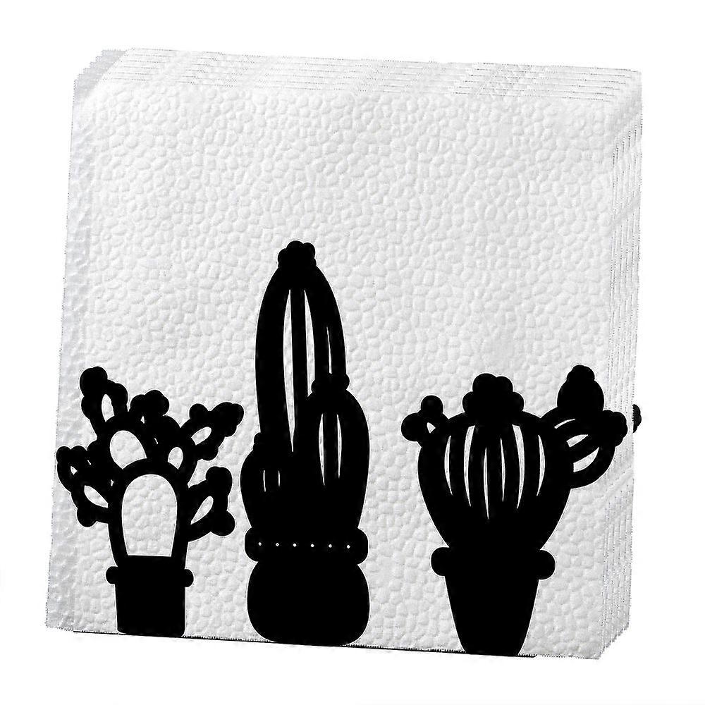 Iron Napkin Holder Flower Floral Pattern 212x135mm