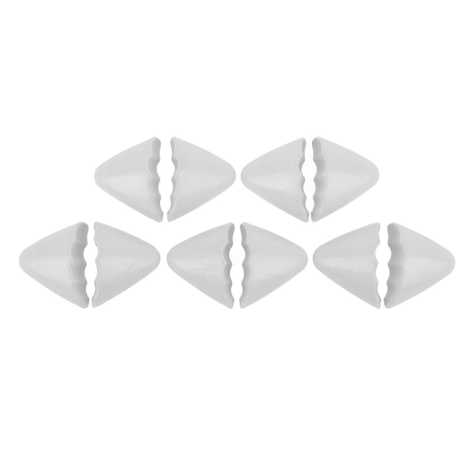 5 Pairs Toe Inserts PU Foam Thick Soft Versatile Toe Fillers for Big Loose Half Size Shoes Grey 