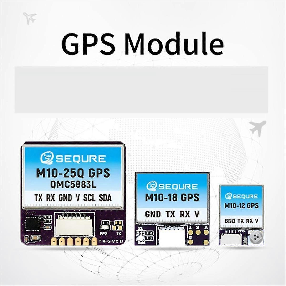 M10-12 Gps Small Size Fast Positioning Inva Fixed-wing Racing Drone Fpv Return Qmc5883l Compass-c