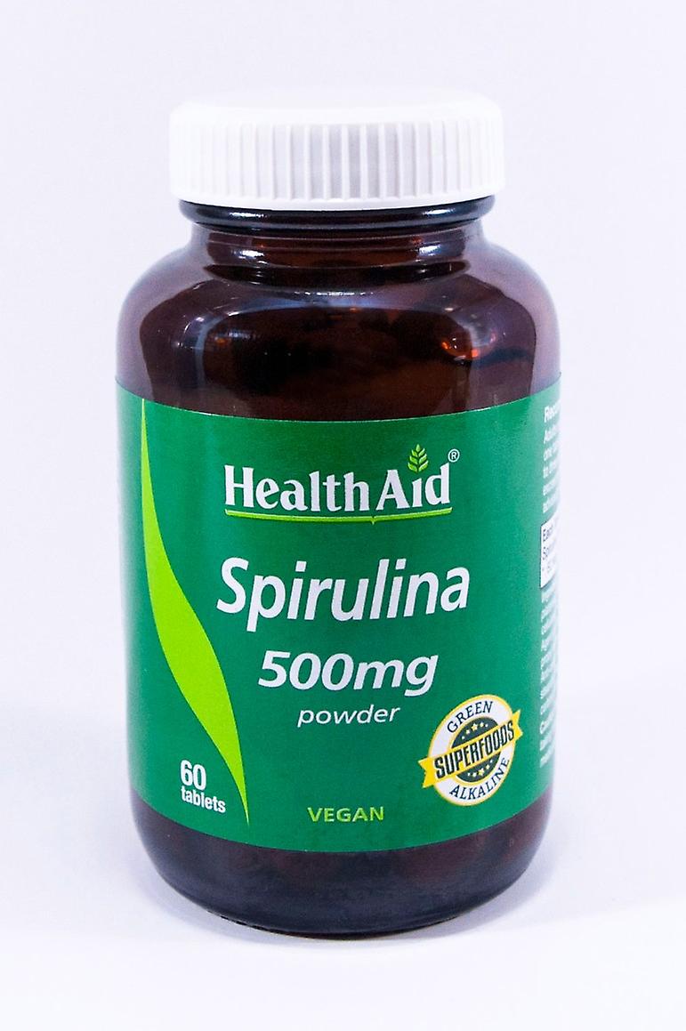 Health Aid Spirulina 500mg, 60 Tablets