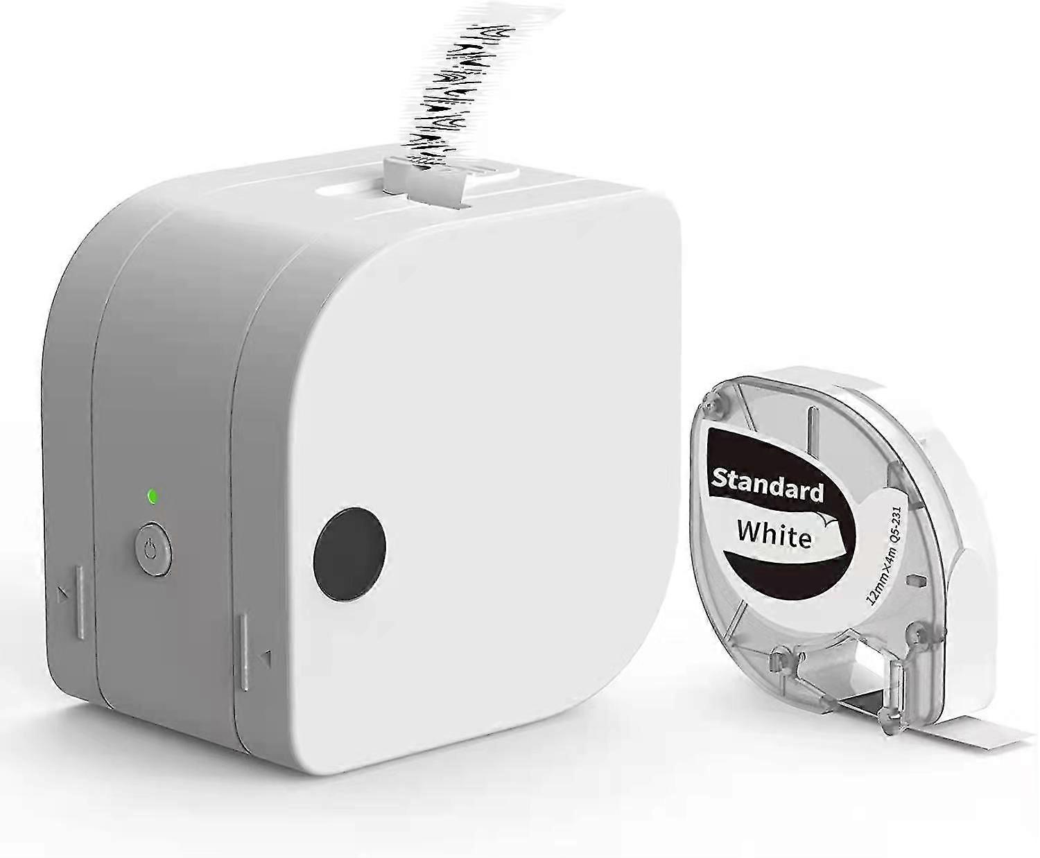 Label Maker With Tape, Bluetooth Wireless Mini Label Maker Mane Support Multiple-material Labels, Label Maker .0.47" Label Tape For e Office O,8210