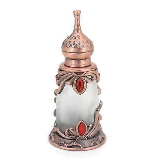 15ml Perfume Bottle Old Castle Style Transparent Visible Perfume Packaging Alloy Concentrated Perfume