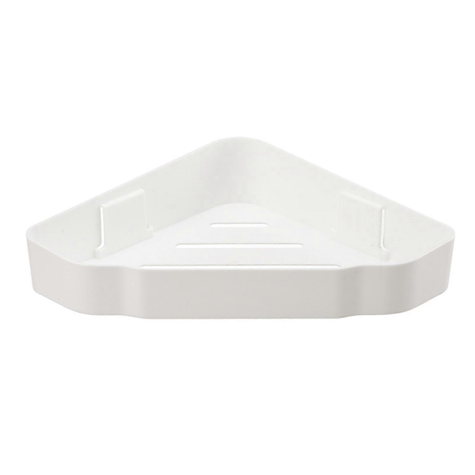 Corner Storage Shelf Plastic Multifunctional Large Capacity Simple Shower Organizer for Bathroom