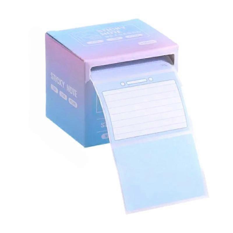 256 Sheets Pull Out Sticky Notes Roll Tape Memo Pads Full Adhesive Self-Adhesive Sticky Notes Sticker Label for Noting Writing