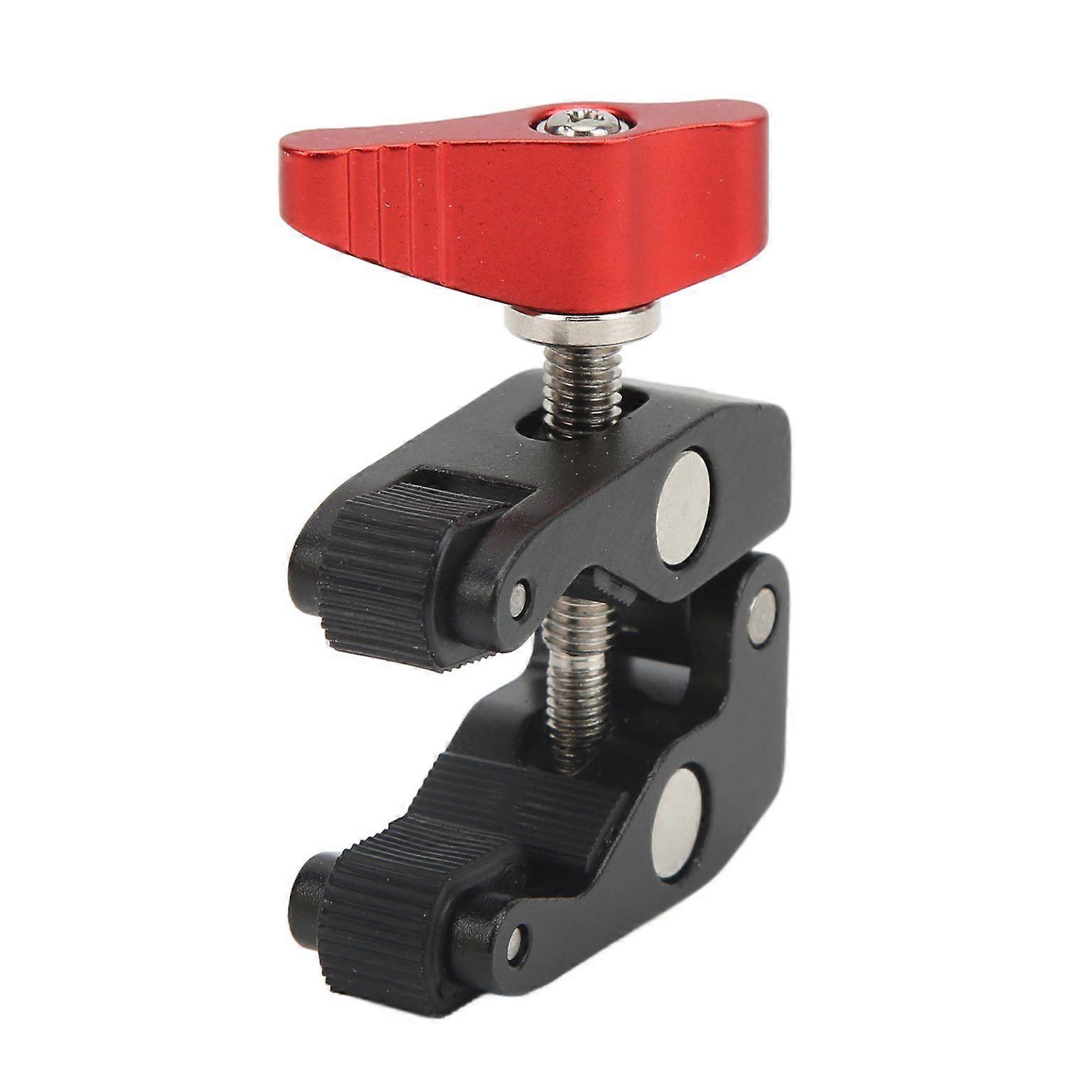 Super Clamp with 1/4" and 3/8" Threads - Small Aluminum Super Crab Clamp for Versatile Mounting