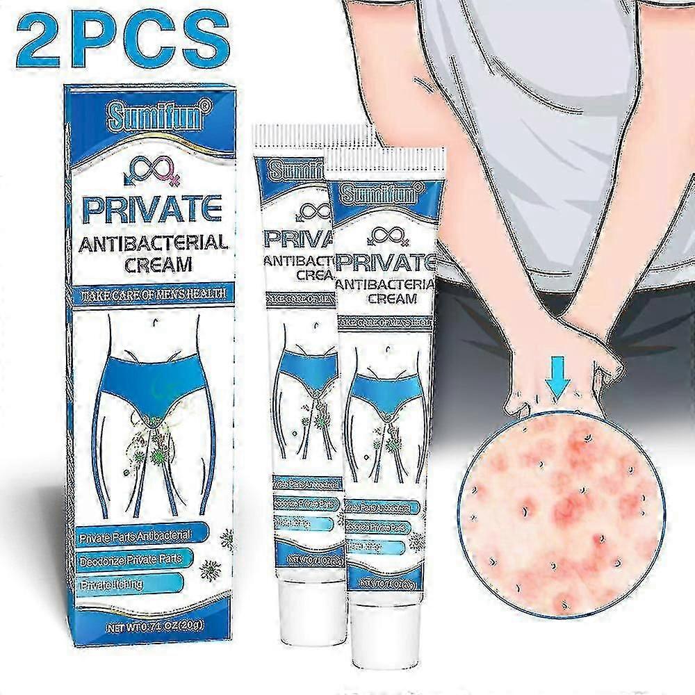 كريم مضاد للحكة للرجال، كريم عناية خاصة، مضاد للبكتيريا، مضاد للحكة ومزيل العرق 20 جم