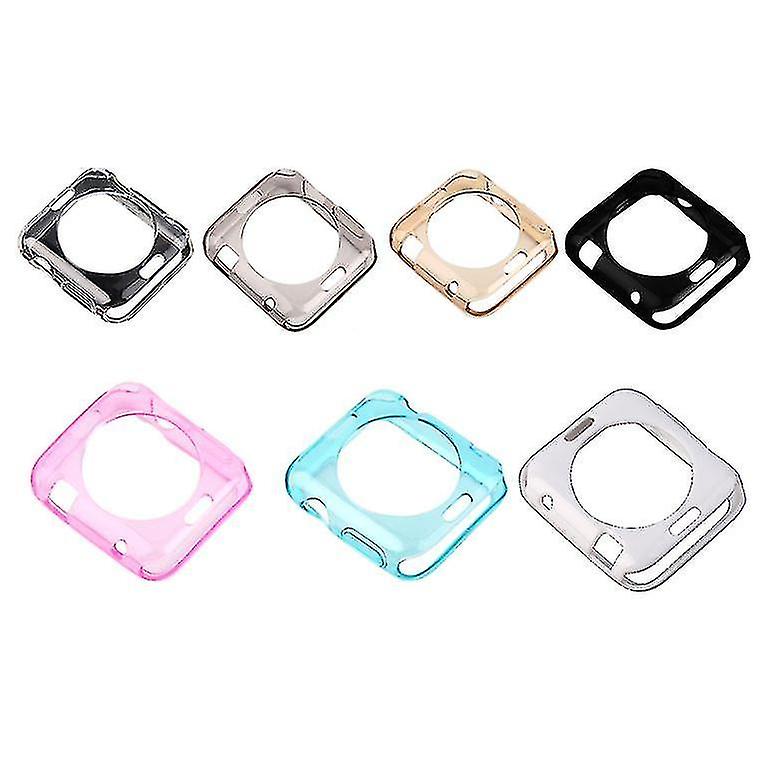 Slim Tpu Protective Bumper Case Cover Skin For Apple Watch Iwatch 38mm