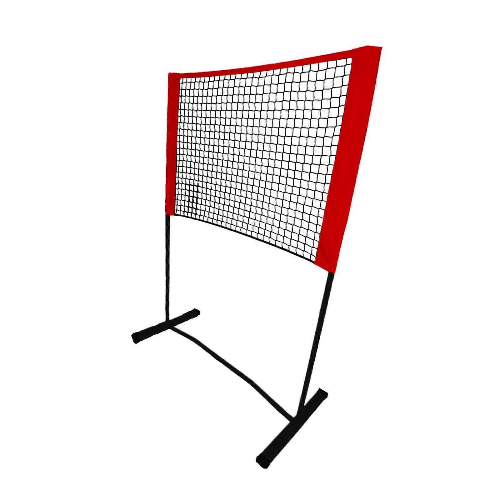 3.94ft Pickleball Net Easy Setup Pickle Ball Trainer para Deportes Playa Interior Negro