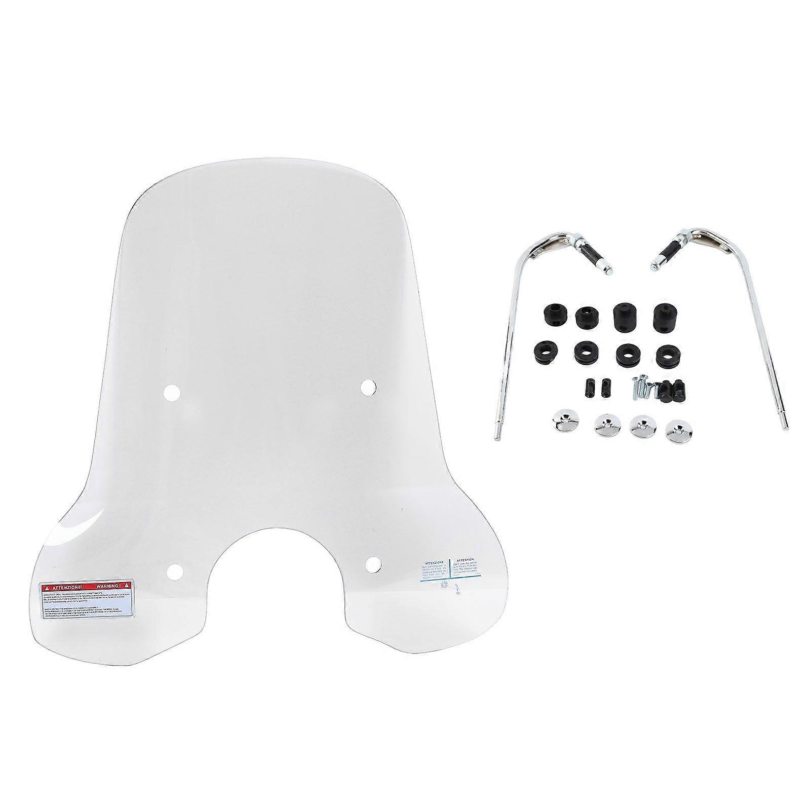 Motorcycle Windshield Windscreen Scratch Proof Protective Enhanced Comfort Wind Deflector Replacement for Primavera MK3557