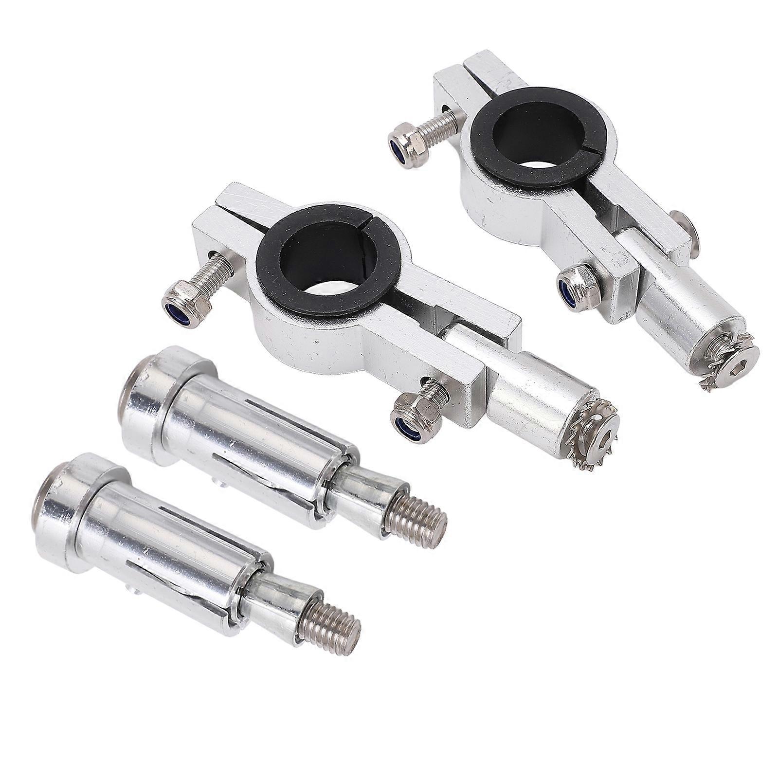 Motorcycle Universal Handlebar Handguard Mounting Bracket Durable Aluminium Alloy Adjustable Clamp Pair Compatible with 22mm Handlebars for Off-road M