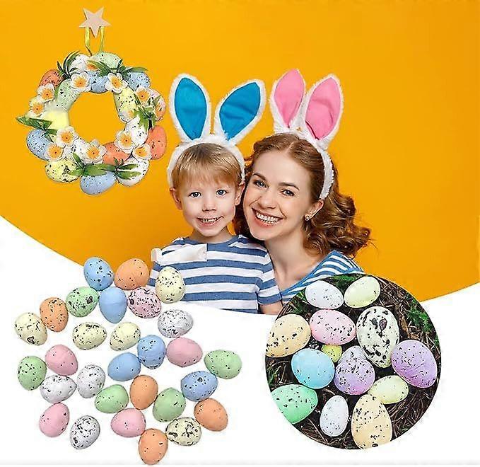 Easter Speckled Eggs 50pcs Easter Eggs Decorations Easter Eggs For Party Basket Fillers Table Setting Flye255397