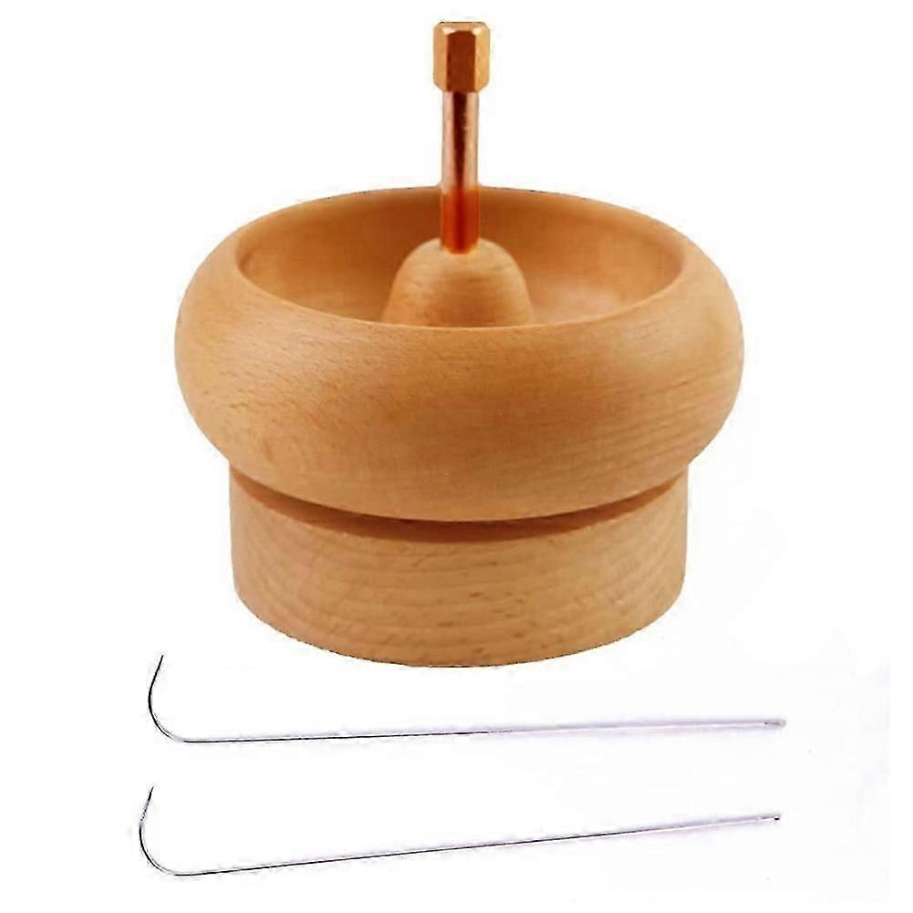 DIY Making Bead Spinner Holder Gem Workshop Wood Crafting Project Stringing with Big Eye Needle G