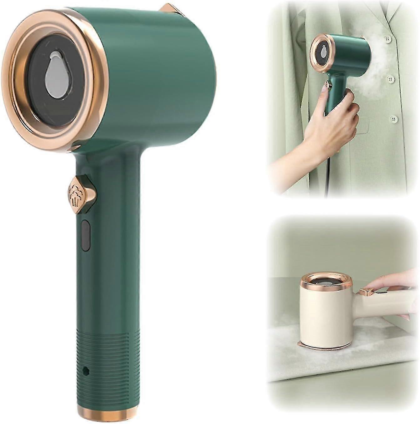 Green Portable Mini Ironing Machine, Handheld Mini Ironing Machine For Clothes