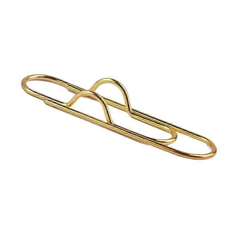 Pen holder creative notebook accessories love-shaped paper clip fixed pen buckle electroplating