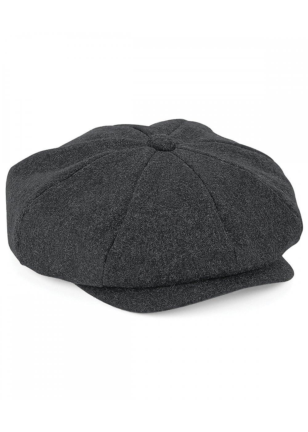 Men's Beechfield Melton Wool Baker Boy Cap B629