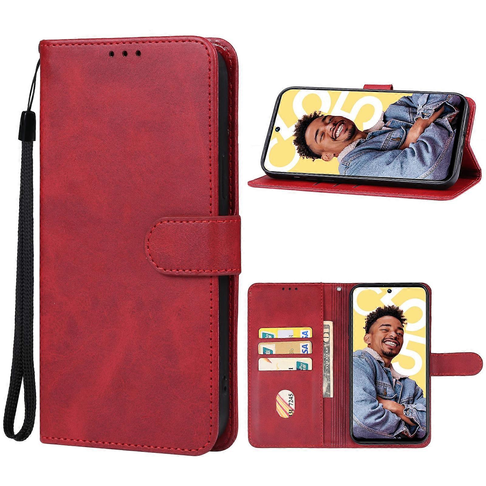 For Realme C55 Leather Phone Case