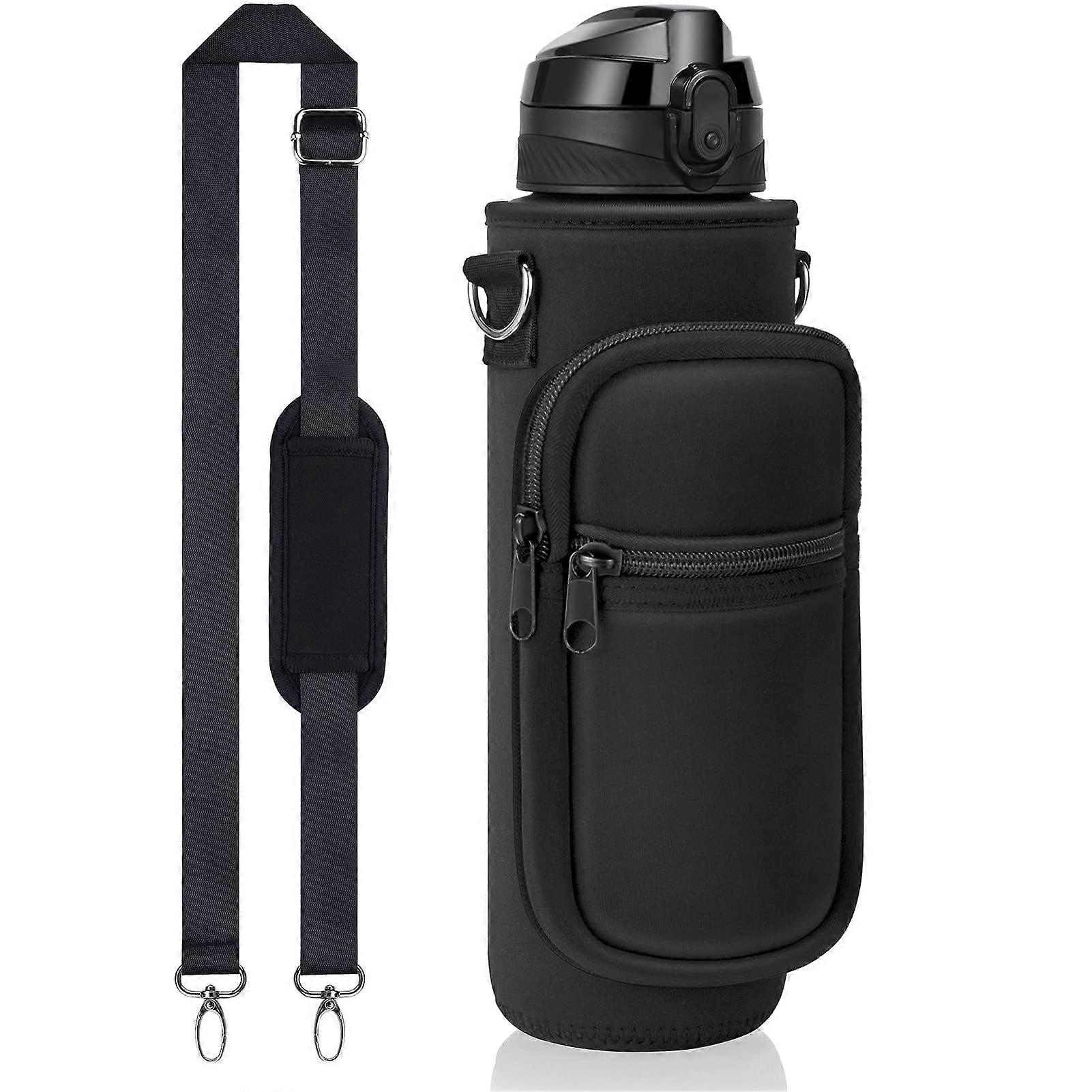 Leakproof Motivational Water Bottle 32 oz BPA-Free Plastic with Time Markings for Hydration Tracking