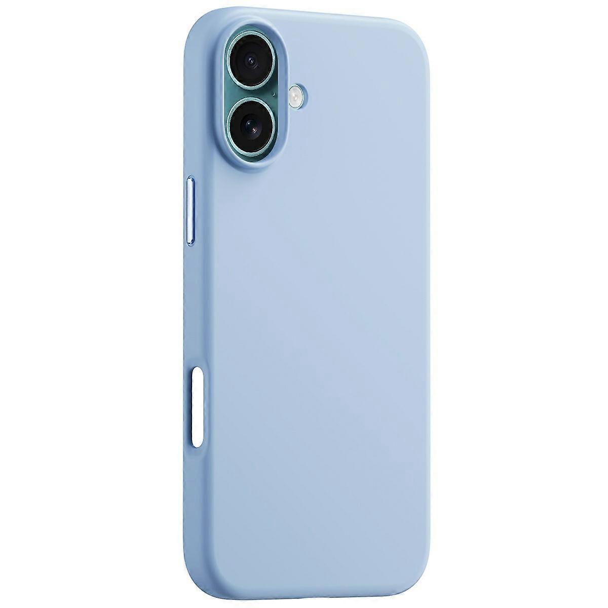 BASEUS For iPhone 16 Plus Case Compatible with MagSafe Liquid Silicone 0.2mm Phone Back Cover-Blue