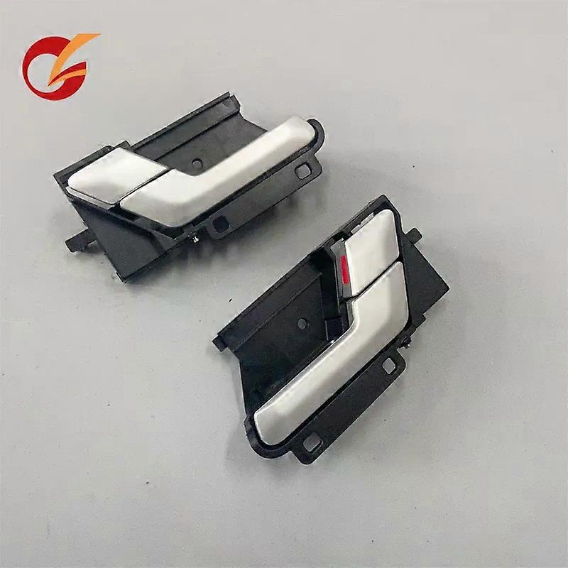 Applies to use for chinese brand foton trolley G7 front door inner handle L/R black with slivery gray inside open door parts