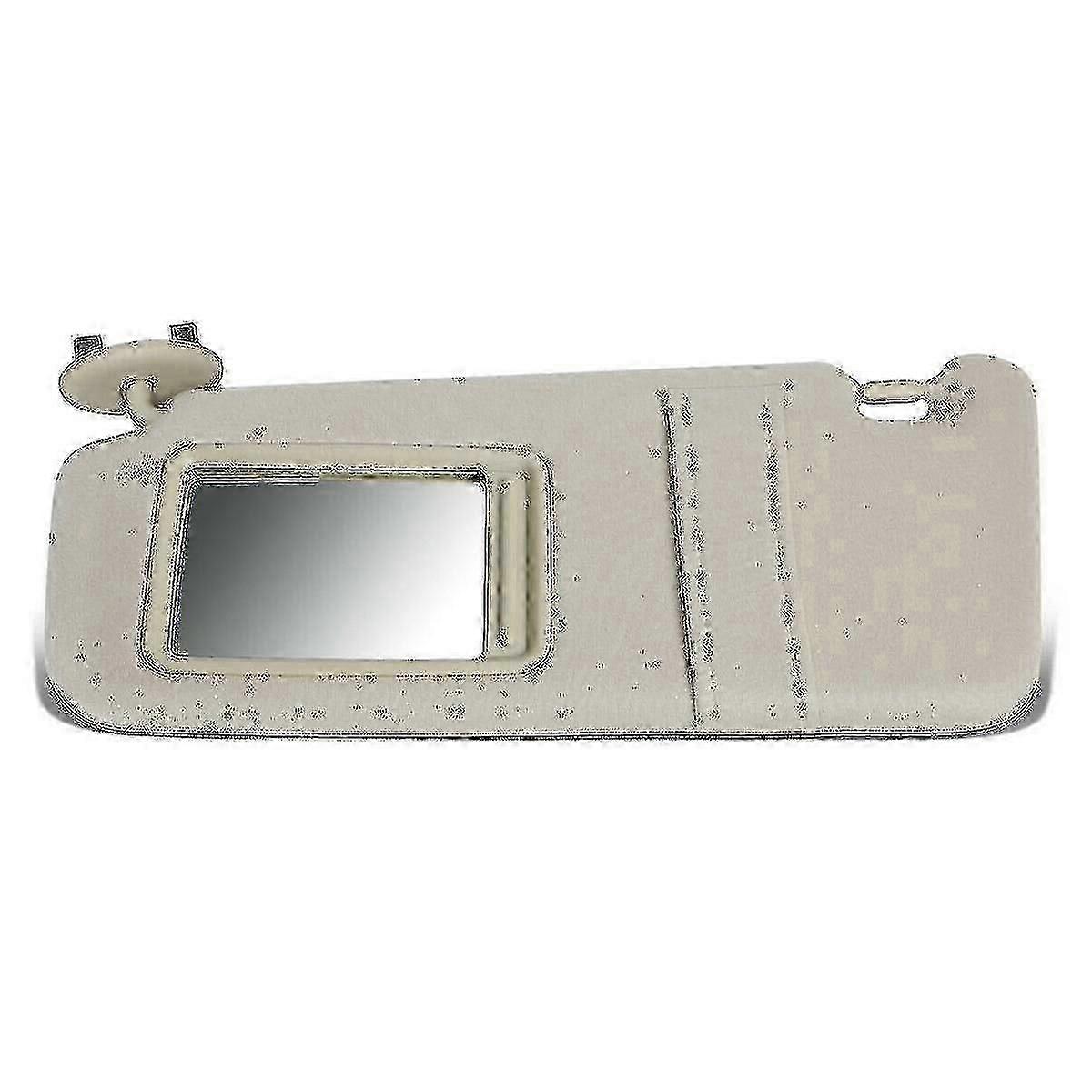 Compatible With 2007-2011 Left Driver Side Sun Visor Sunshade Light Beige-Good