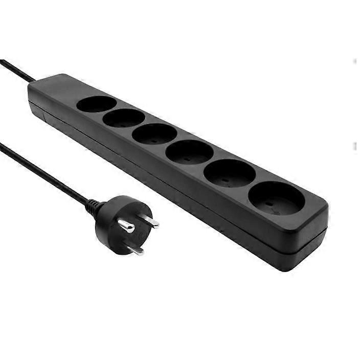 Power Strip - ProXtend - 6 Outlets - 5m Cable - Black - Built-in Switch