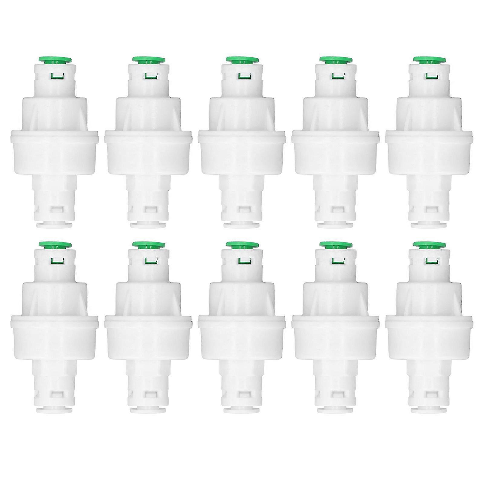 10Pcs Water Purifier Reducing Valve Pressure Regulator PP DN8 Fitting for Replacement