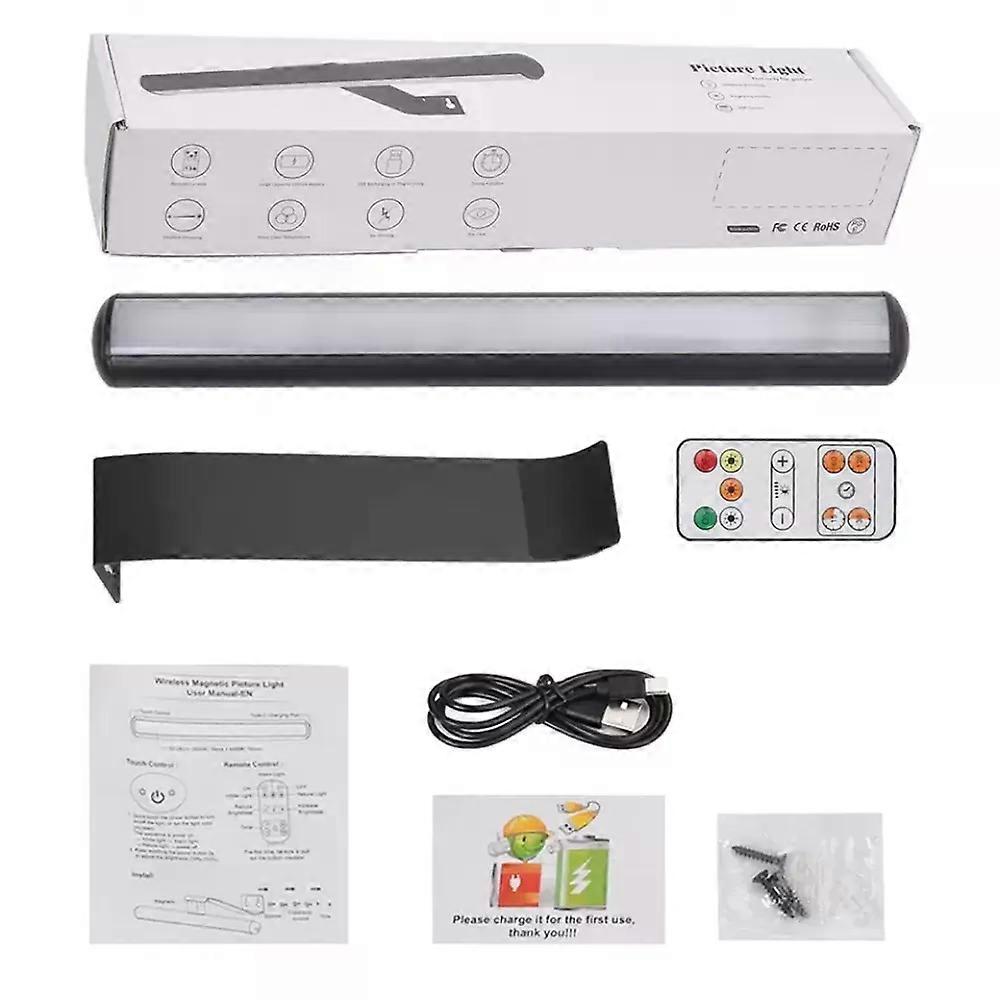 Wireless Picture Light Dimmable Dart Target Light Rechargeable Art Display Light