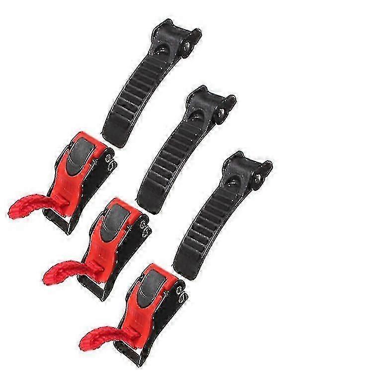 3 יחידות אבזם קסדה, 3x קליפס מהירות לקסדת אופנוע שחרור מהיר רצועת סנטר כפתור משיכה אבזם אופניים