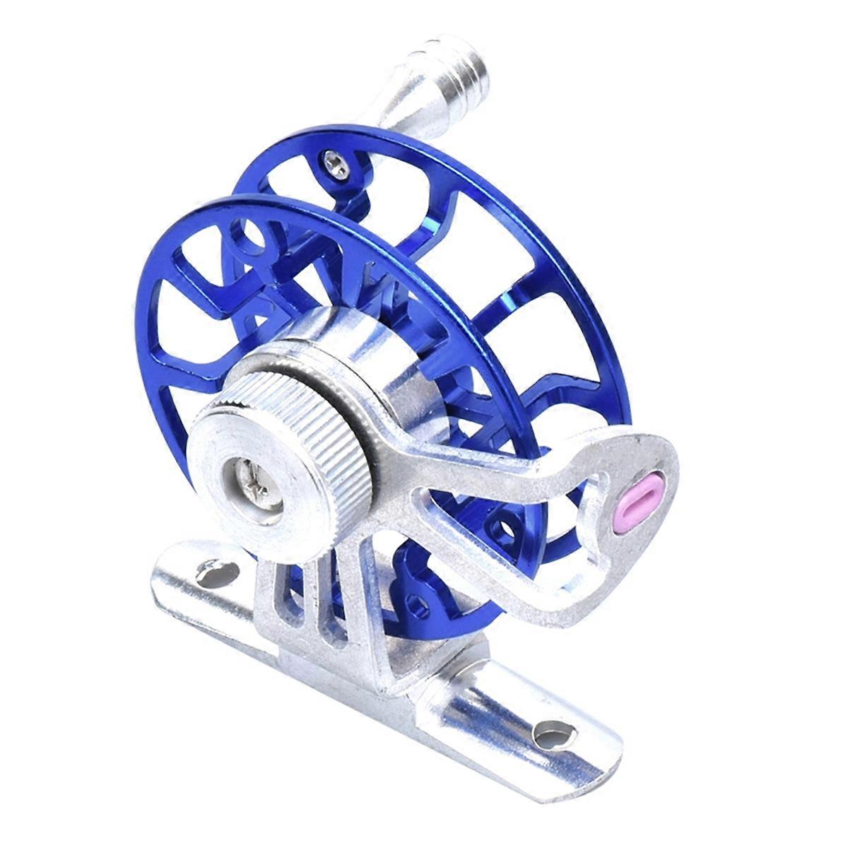 Metal Right Hand Flying Ice Fishing Reel Rock Fishing Hand Rod Front Wheel with One Click Release S