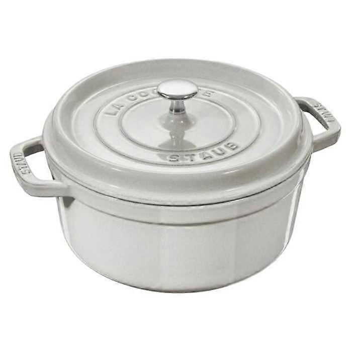 STAUB - Μαντεμένια Στρογγυλή Cocotte, 22 cm, Λευκή Τρούφα