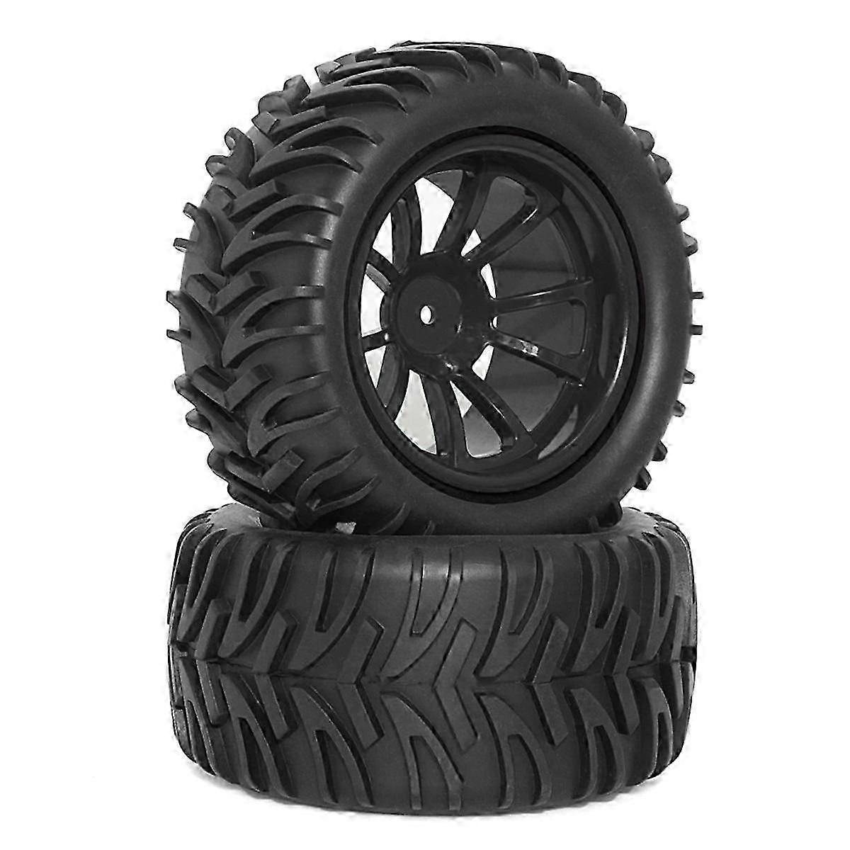 RC Reifen 1/10 LKW Reifen und Räder Fernbedienung LKW Reifen Schwarz