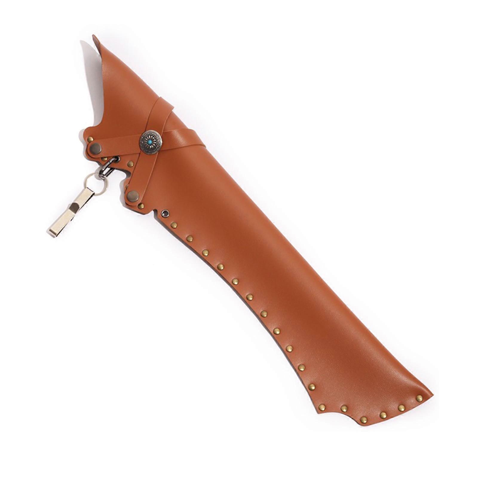 Recurves Compound Bow Carrying Pouch Bag Quivers Waist Side Arrow Bag Archerys Arrow Holder Adult Hip Back Arrow Quivers  brown