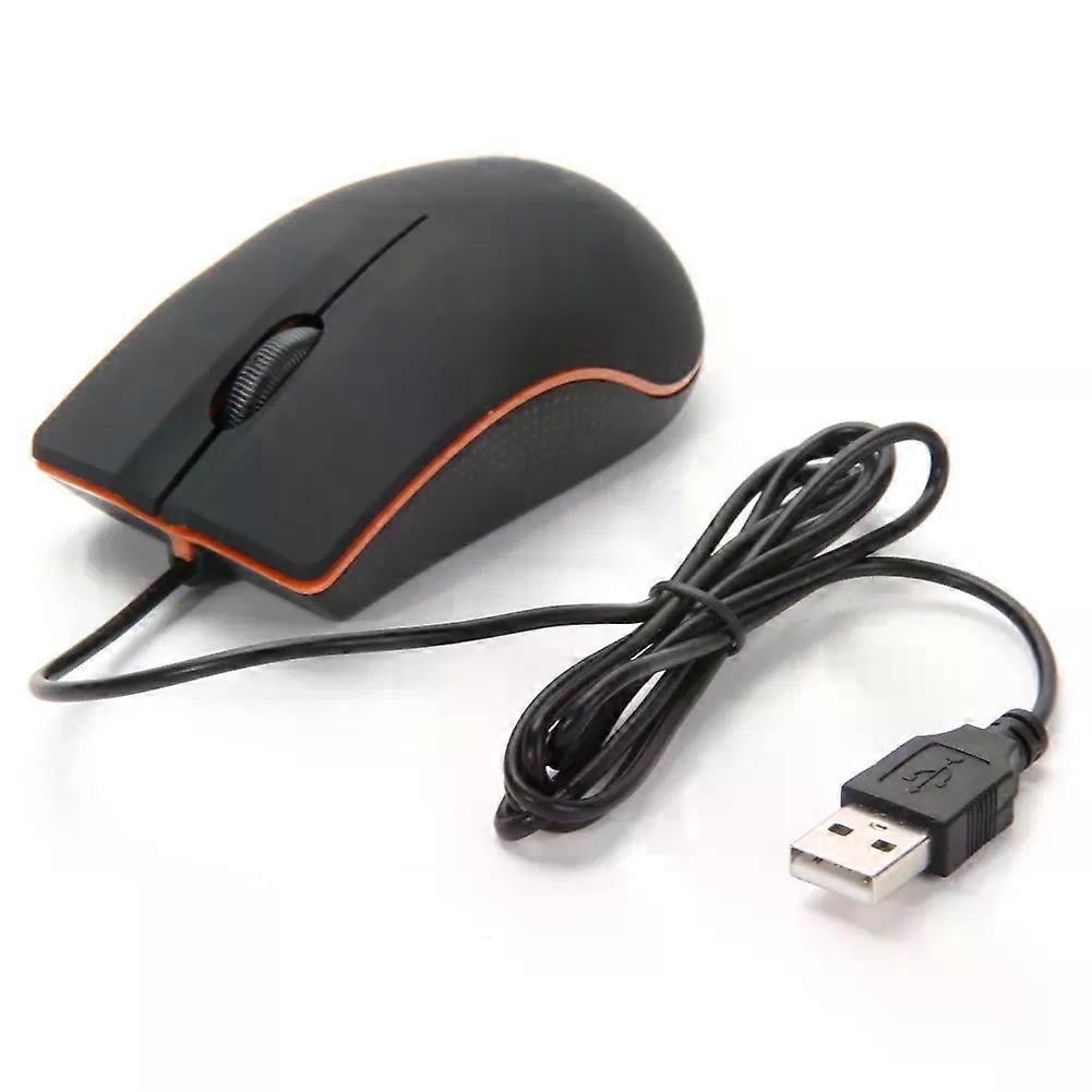 100cm Wired Mice USB 3D Wired Optical Mini Mouse Mice For PC Laptop Computers Compatible for Windows 98 / XP / Vista /7/8 Black