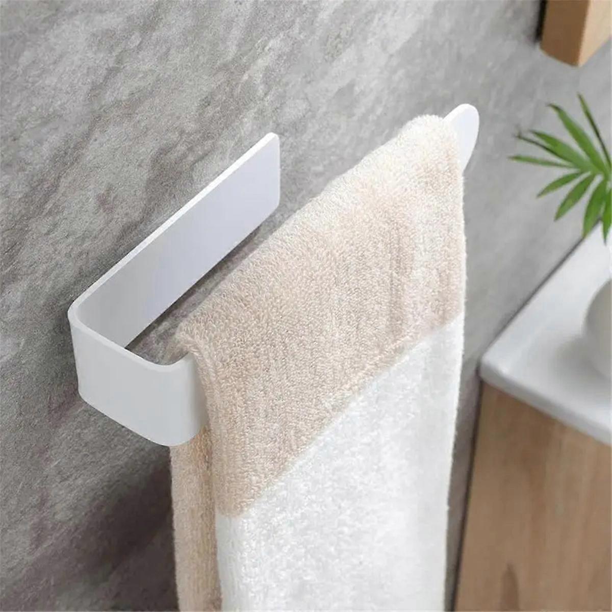 U Shape Bathroom Acrylic Towel Bar Hand Towel Holder, Transparent
