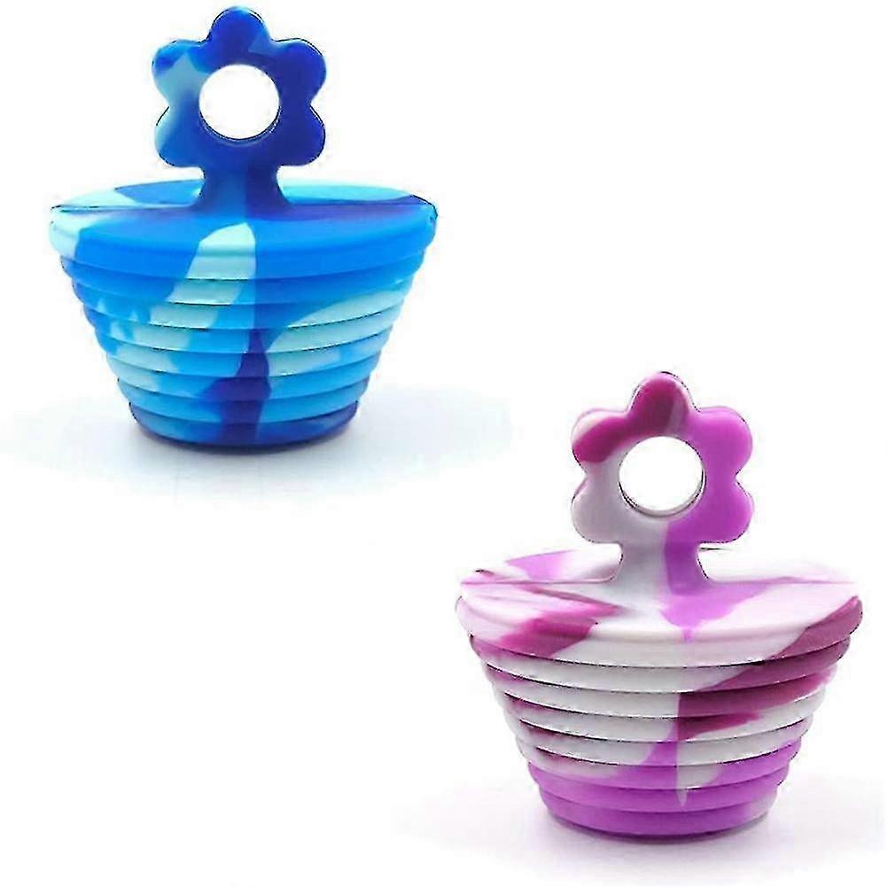 2 Pcs Drain Plug for Bathroom & Kitchen Sinks Tub Stopper