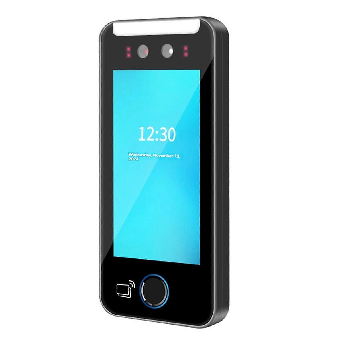 Intelligent Biometric Fingerprint Time Attendance Machine 5000 Users 5In Touch Lcd 2MP Camera Time Attendance A