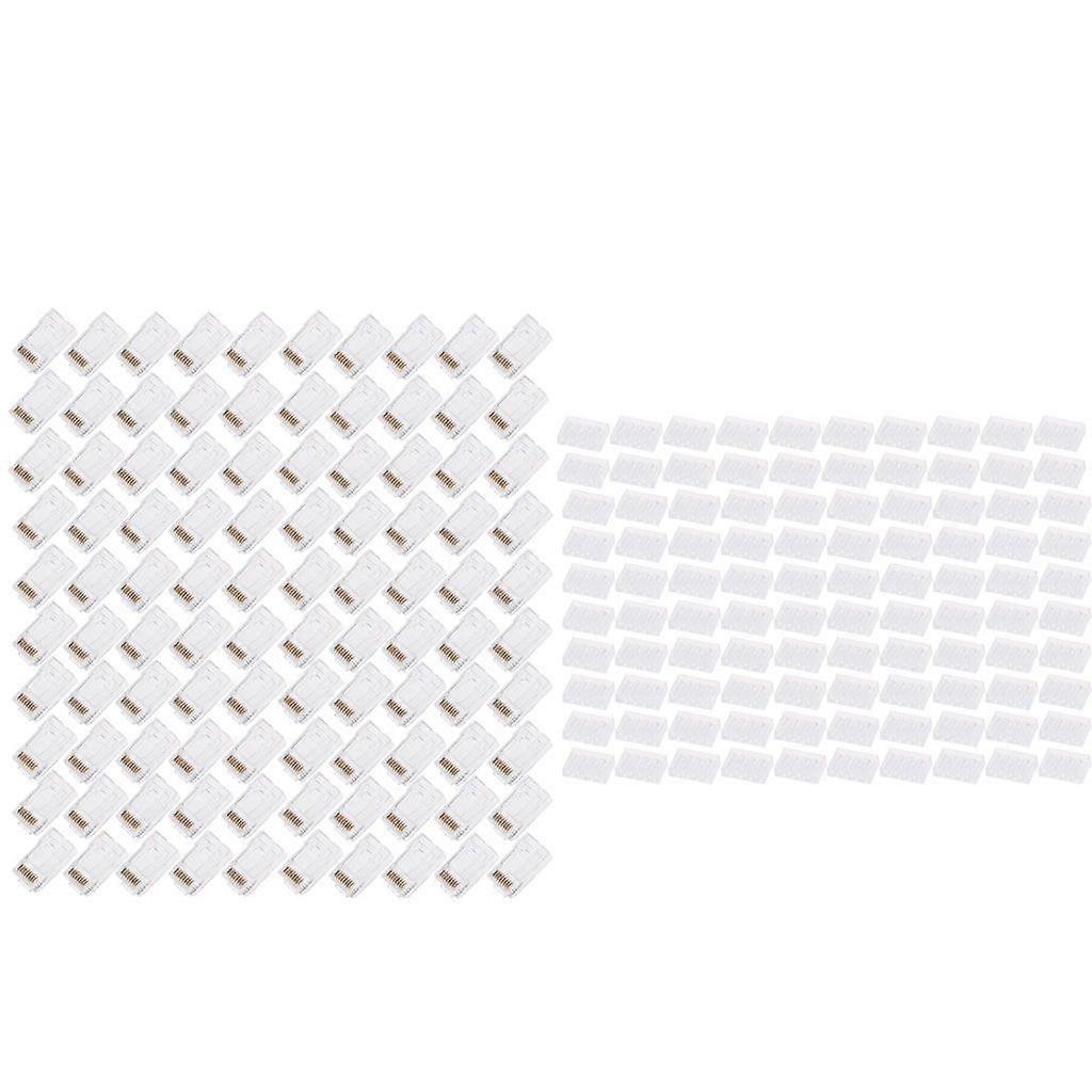Connecteurs à sertir pour câbles Ethernet Cat6 RJ45, fiche réseau UTP