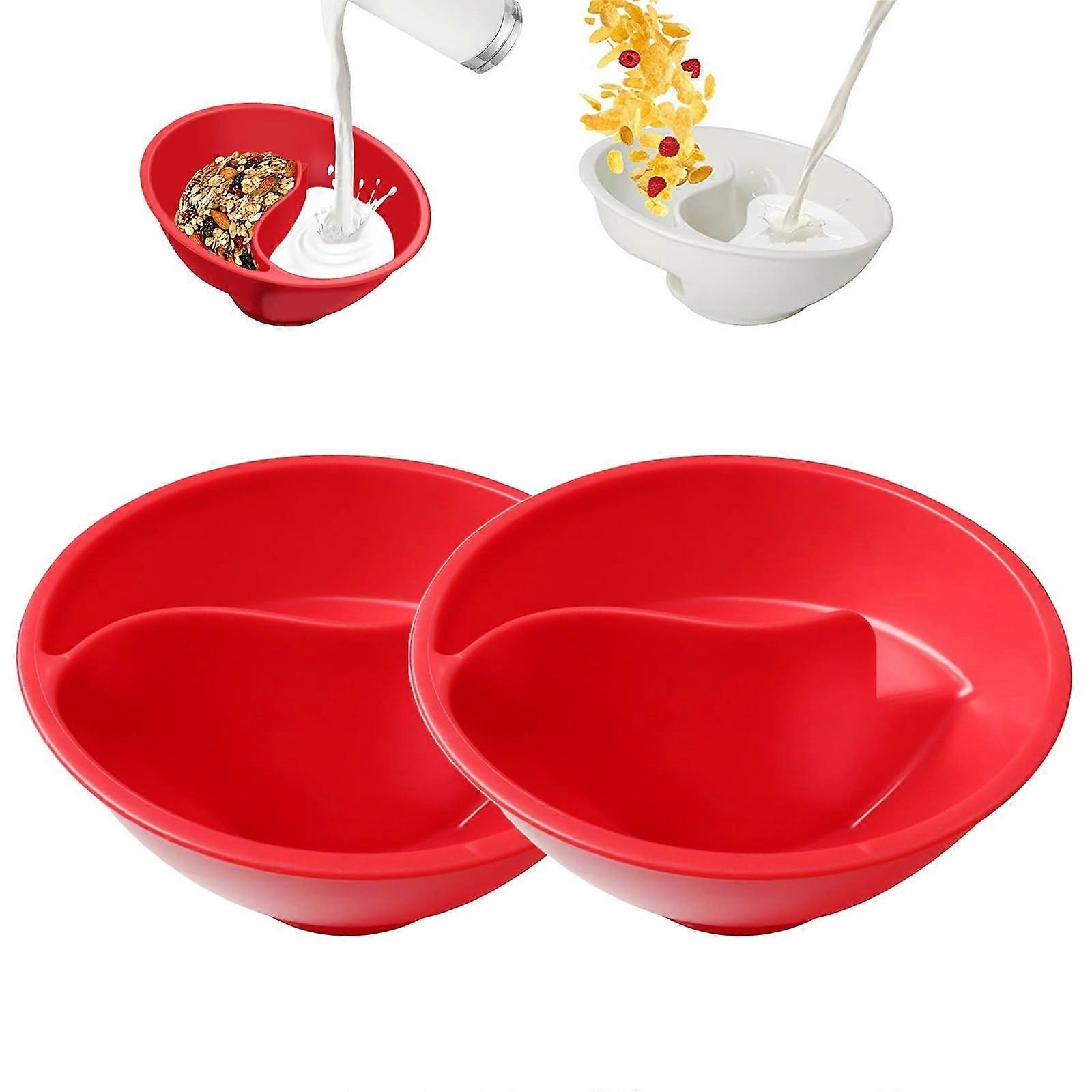 2 pcs Moisture Resistant Cereal Bowls for Snacks