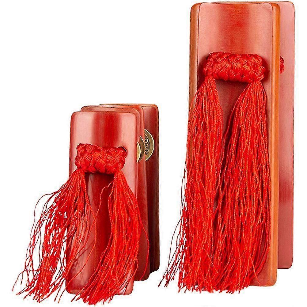 1 Pair of Bamboo Chinese Allegros Clapper China Kuaiban Traditional Allegros Hand Clappers