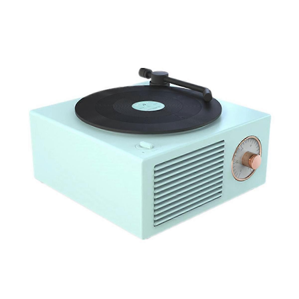 Bluetooth V5.0 Turntable Speaker with Vinyl Record Player Stereo