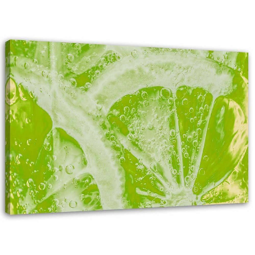 Impression sur toile, Juicy lime - 120x80