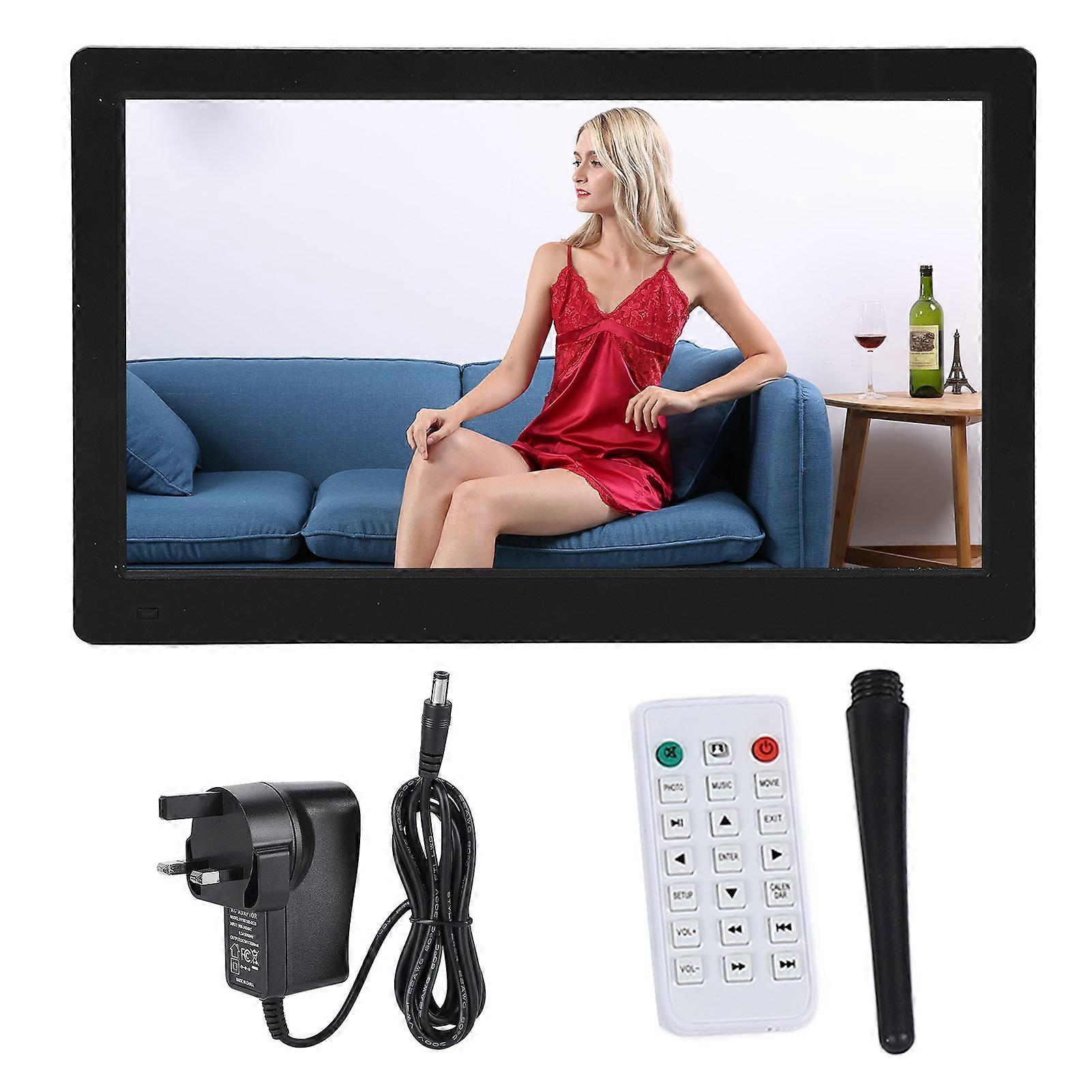 Digital Photo 15.6 Inch 1080P HD Auto Play Multifunctional Smart Electronic Picture Frame with Remote Control Alarm Clock
