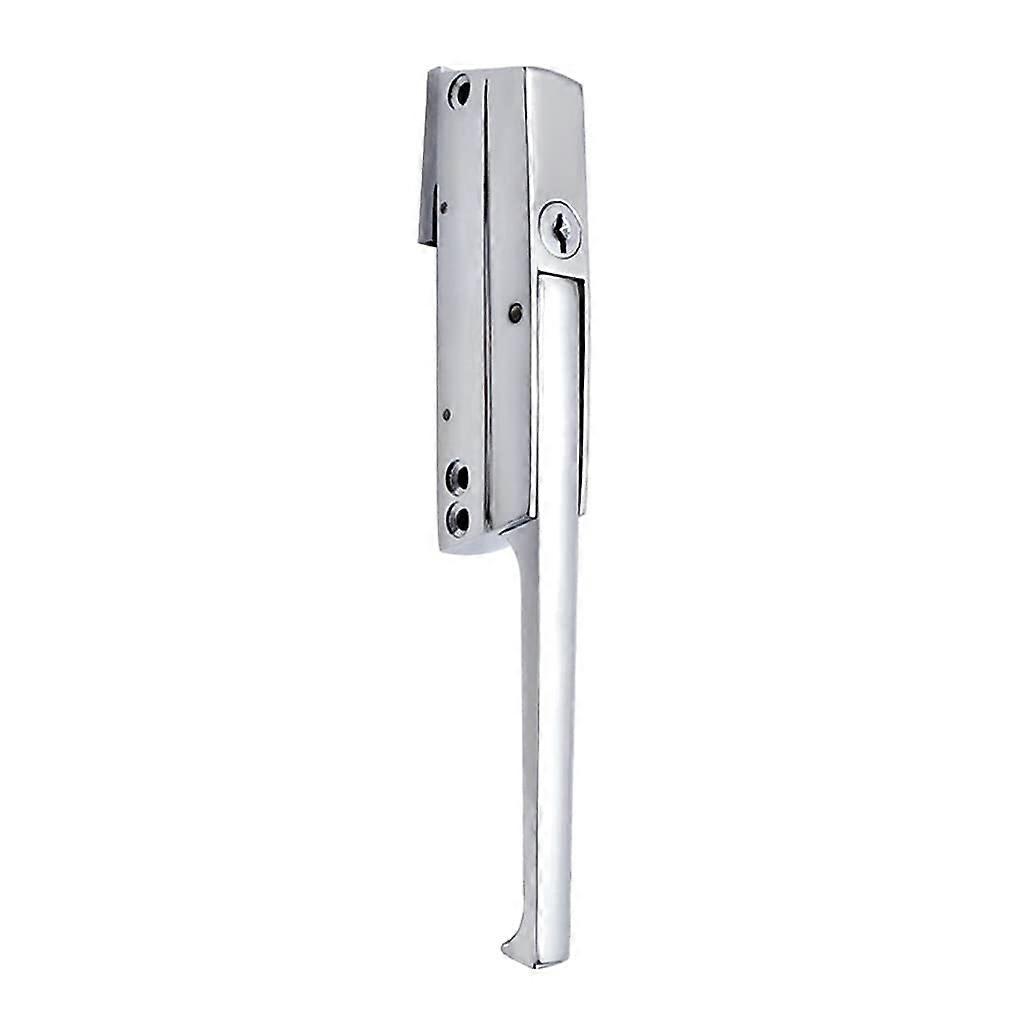 Mechanical Handle Walk-In Freezer Door Handle Zinc Alloy Lock Compatible with Refrigerators and Ovens 10 Inch