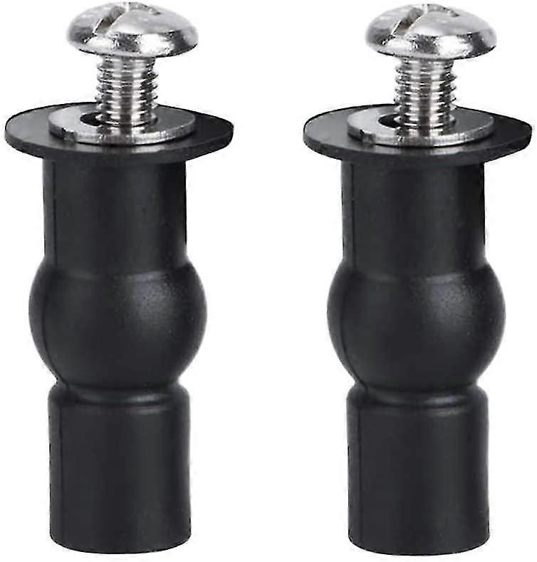 Toilet Seat Hinge Fixings, 2-piece Blind Hinges Fixing Hole Extendable Rubber Screws